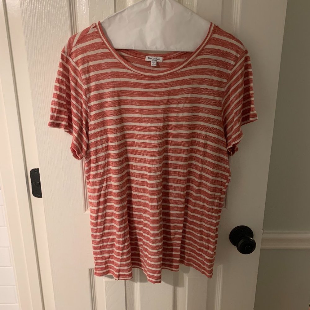 Splendid Red and White Shirt